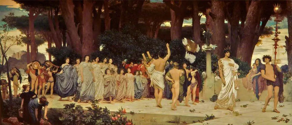 Les Daphnéphories - Frederic Leighton - Alpha Reproduction