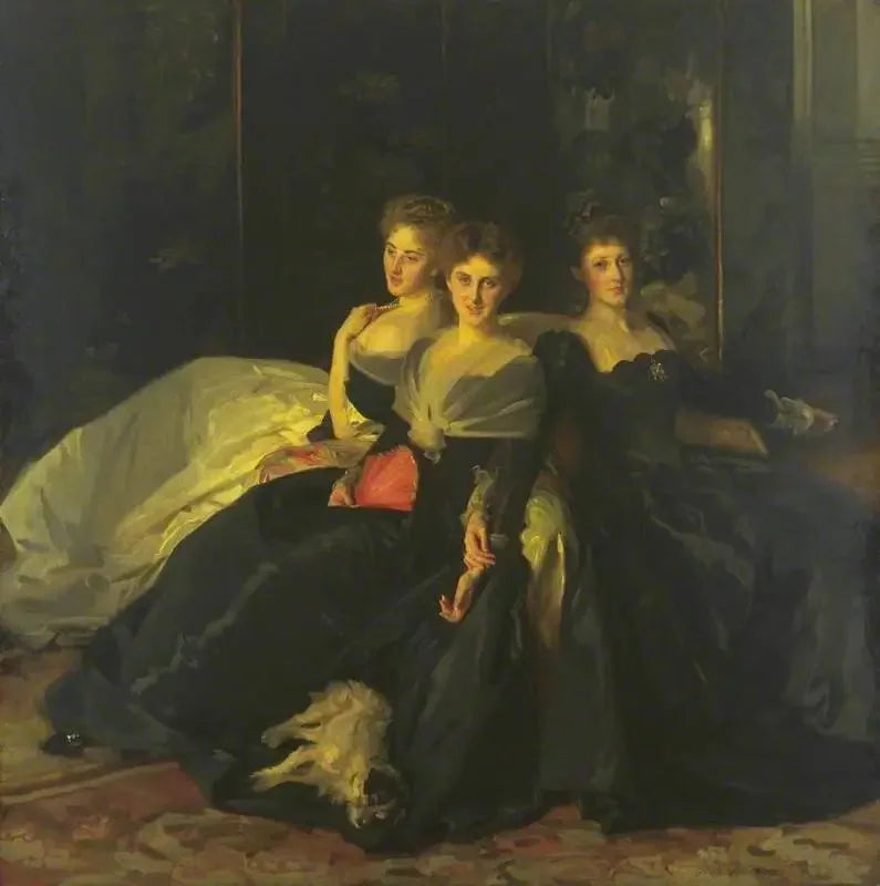 De unge damer Hunter - John Singer Sargent