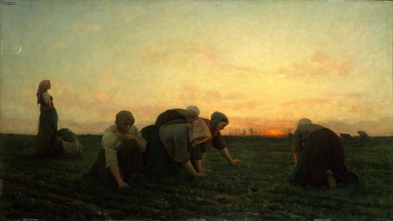 Ukrudtsfjernere - Jules Breton