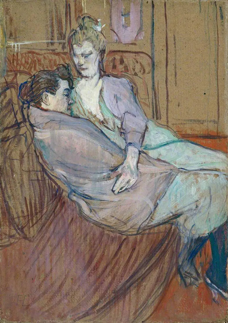De to veninder - Henri de Toulouse-Lautrec