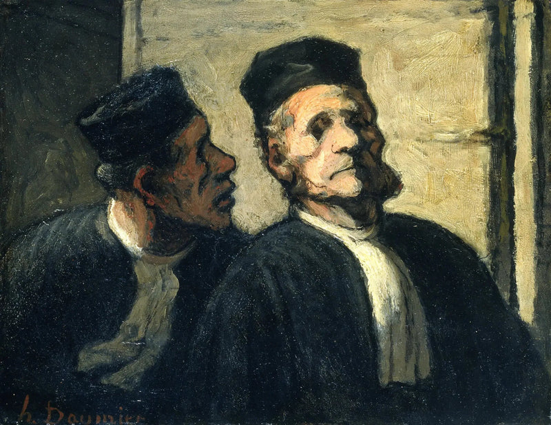 De to advokater - Honoré Daumier