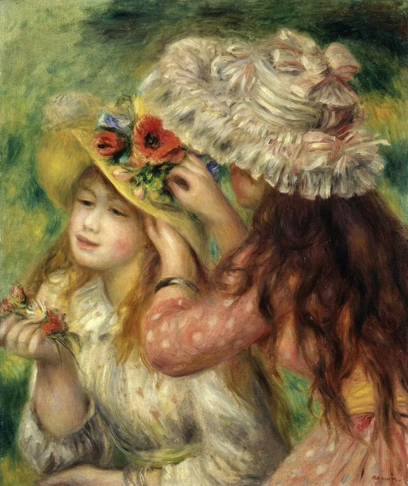 De to små piger - Pierre-Auguste Renoir