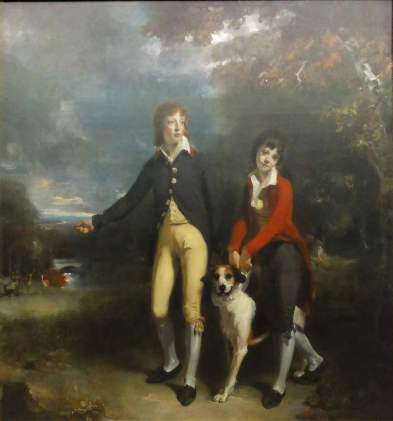 De to sønner af den første greve Talbot - Thomas Lawrence