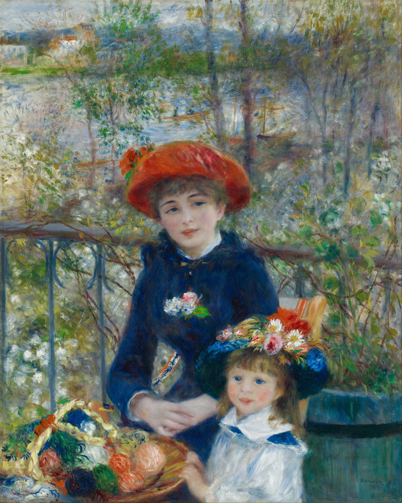 Les Deux Sœurs (Sur la terrasse), 1881 – Renoir