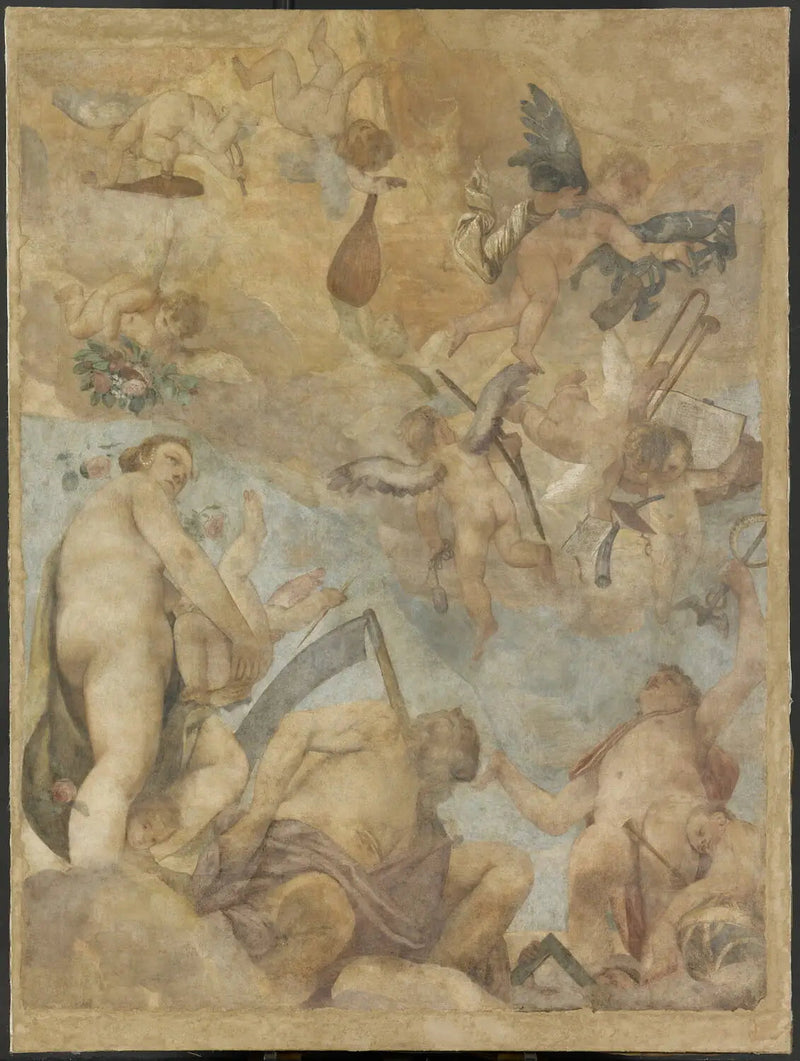 Olympens Guder: Venus, Saturn og Merkur - Paul Véronèse