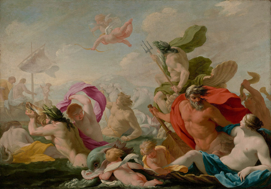 Havets guder hylder kærligheden - Eustache Le Sueur