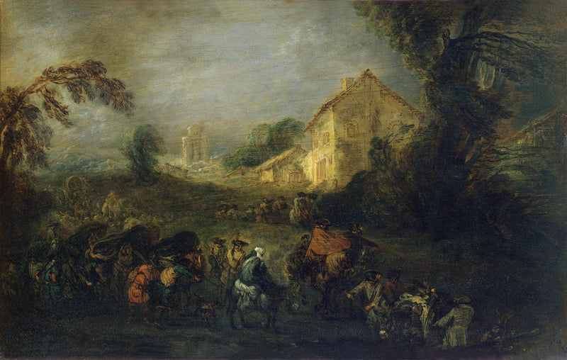 Krigens vanskeligheder - Antoine Watteau