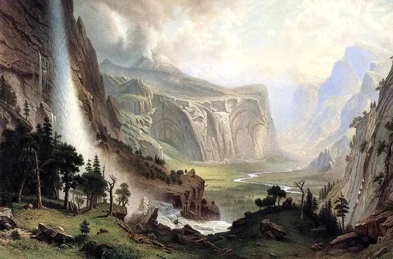 Yosemite-døgnene - Albert Bierstadt