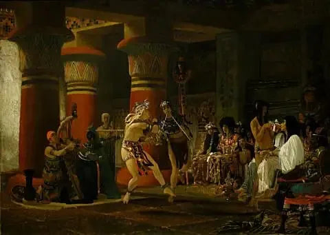 De Ægyptiske for 3.000 år siden - Lawrence Alma-Tadema