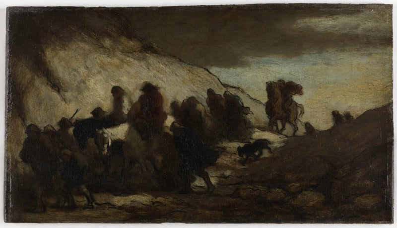 Emigranter - Honoré Daumier