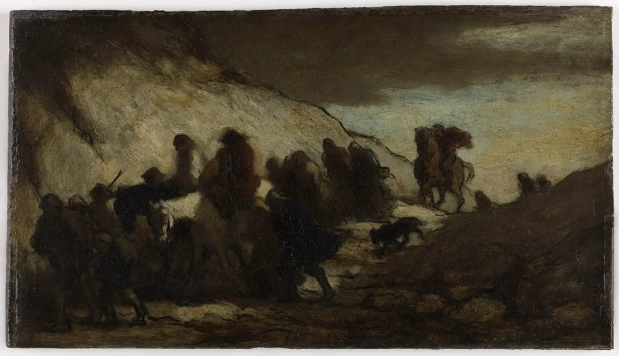 Emigranter - Honoré Daumier