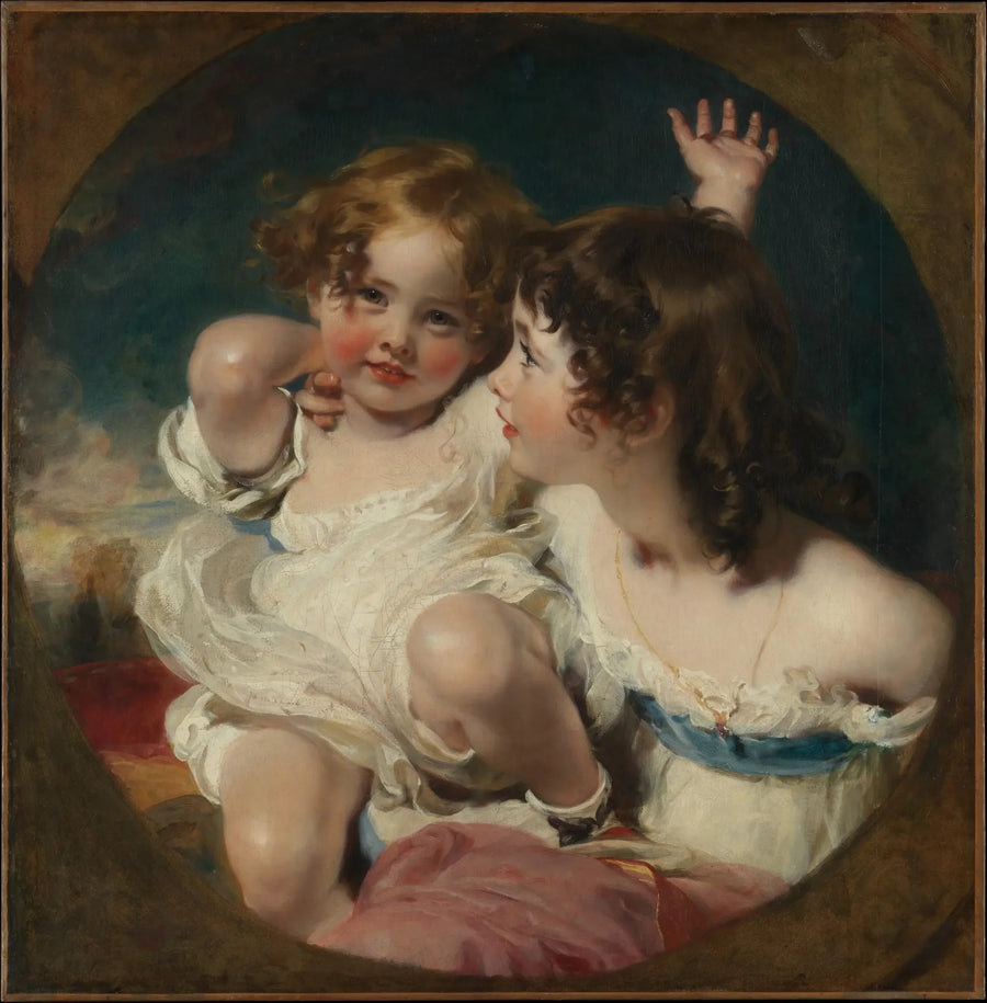 Børnene Calmady (Emily, 1818–1906, og Laura Anne, 1820–1894) - Thomas Lawrence