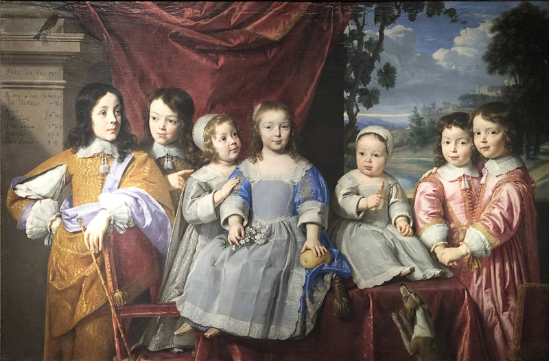 Børnene Habert de Montmor - Philippe de Champaigne