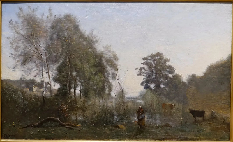 Ville d'Avray Damene - Jean-Baptiste Camille Corot