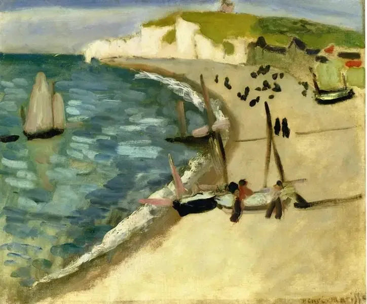 Klipperne ved Étretat - Henri Matisse