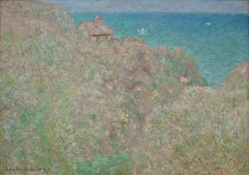 Klipperne ved Varengeville - Claude Monet