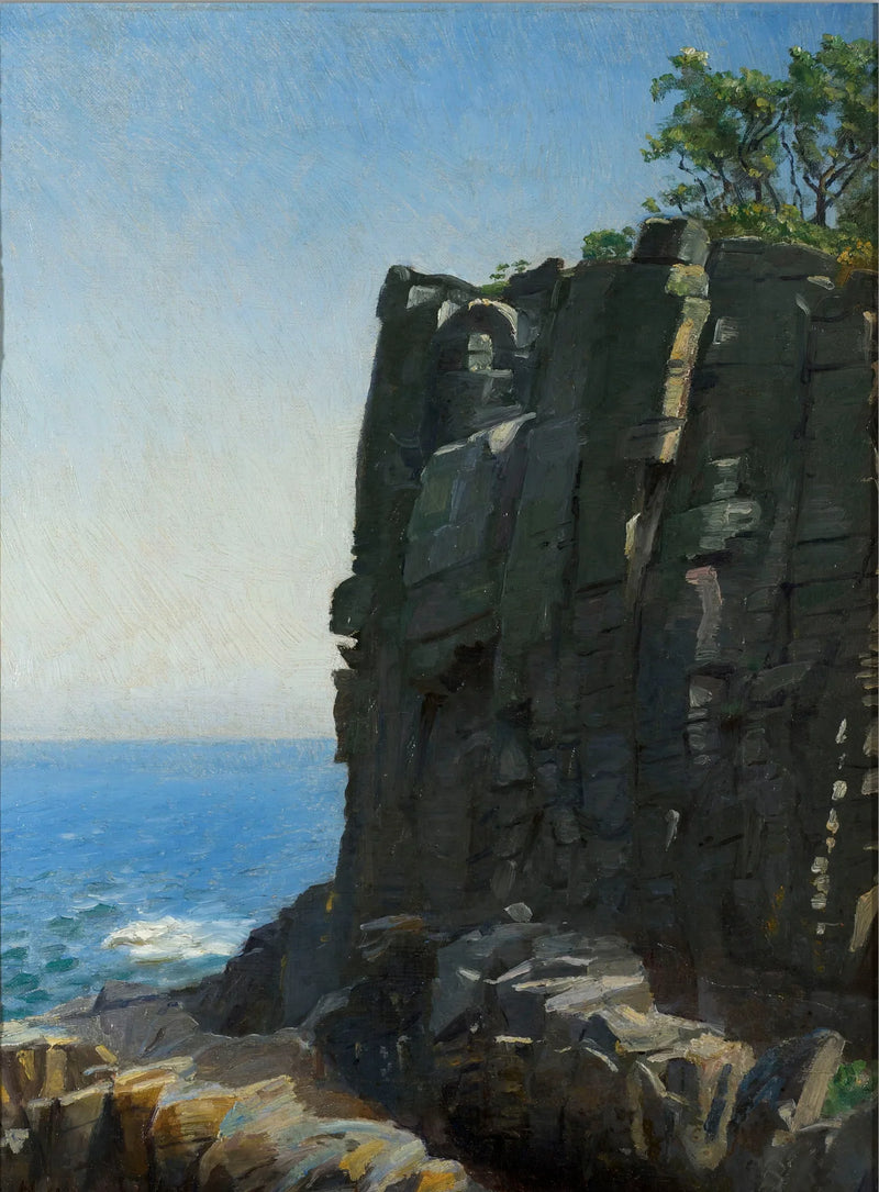 Klipperne ved R's Helligdom - Michael Peter Ancher