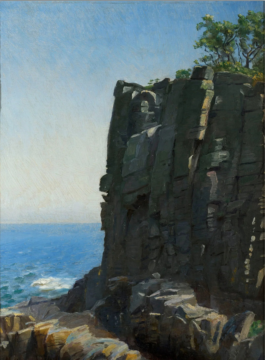 Klipperne ved R's Helligdom - Michael Peter Ancher