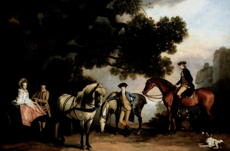 Familien Milbanke og Melbourne - George Stubbs