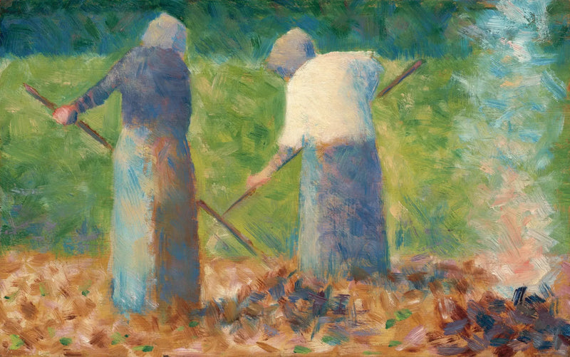 Høstarbejdere i Montfermeil - Georges Seurat