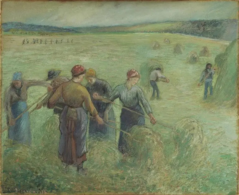 Høstarbejderne - Camille Pissarro