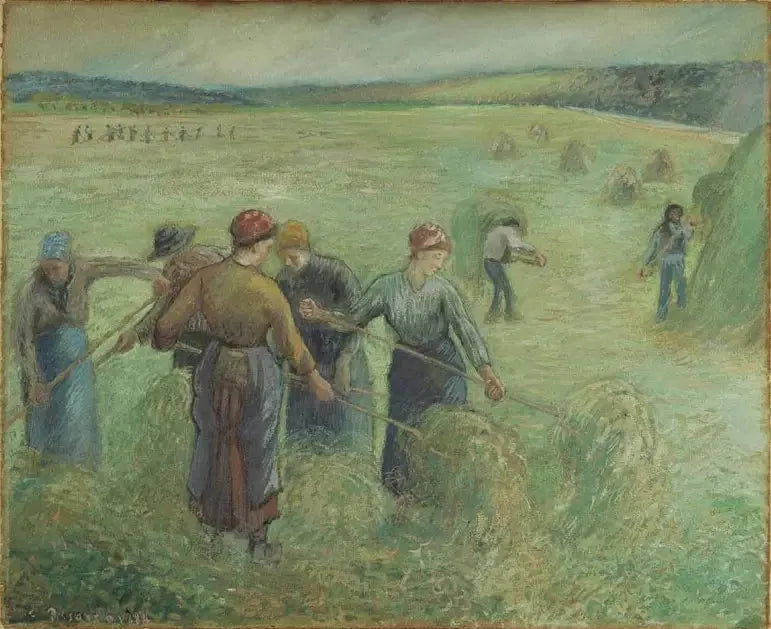 Høstarbejderne - Camille Pissarro