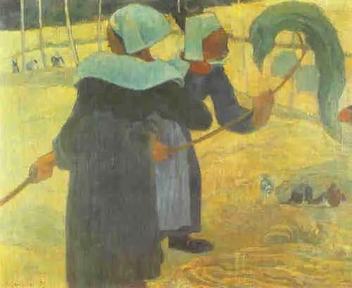 Høstarbejderne - Paul Gauguin