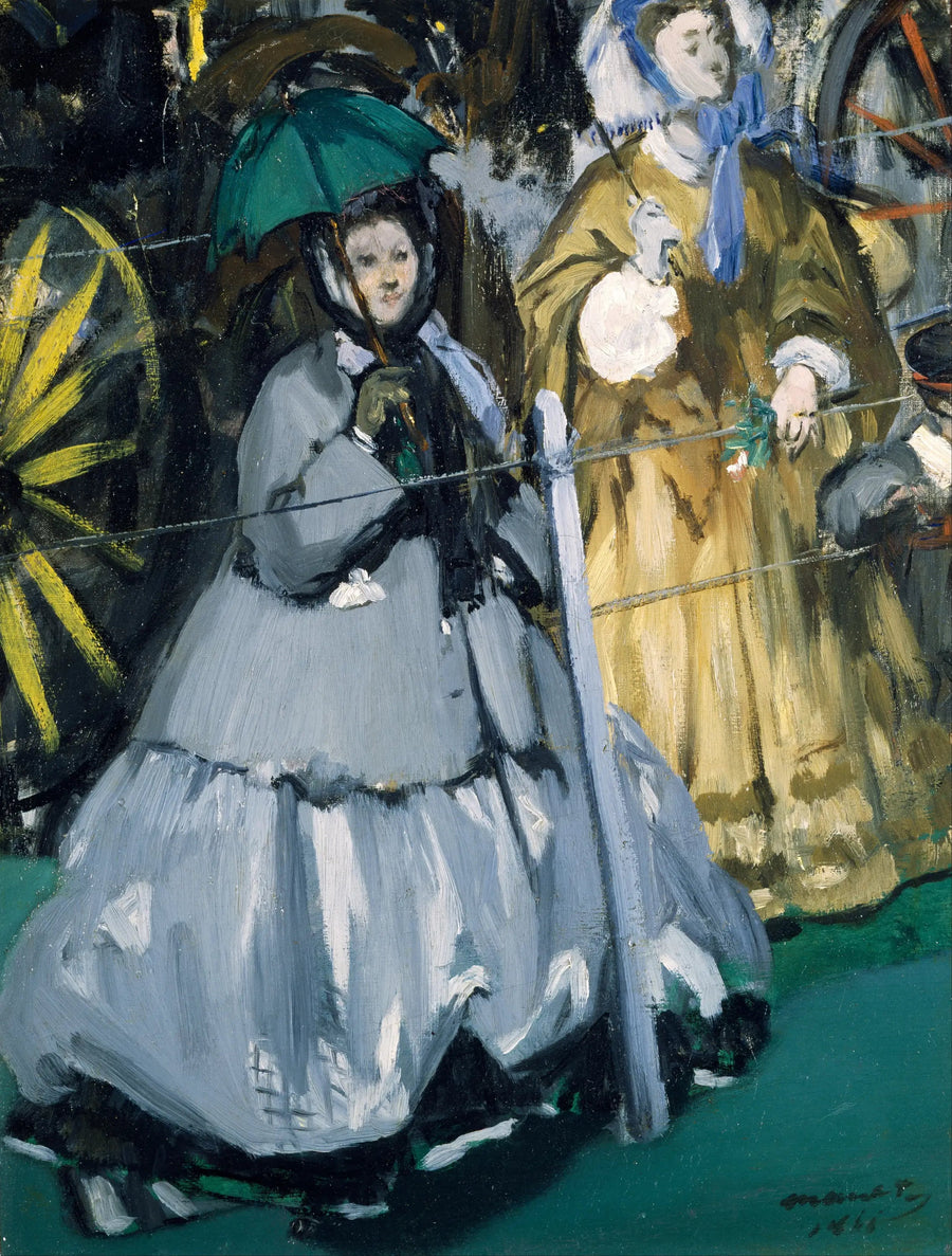 Kvinderne ved hestevæddeløb - Édouard Manet
