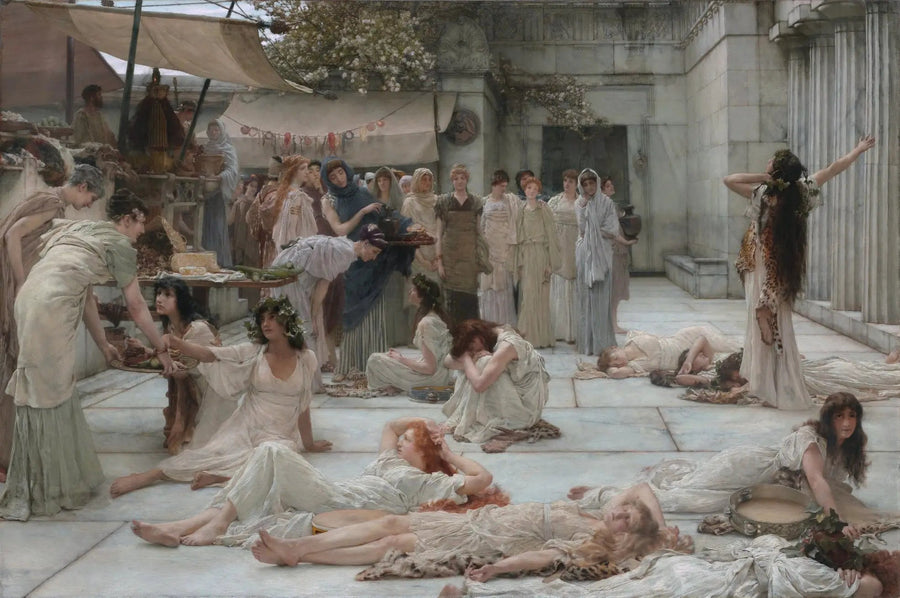 Kvinderne fra Amphissa - Lawrence Alma-Tadema