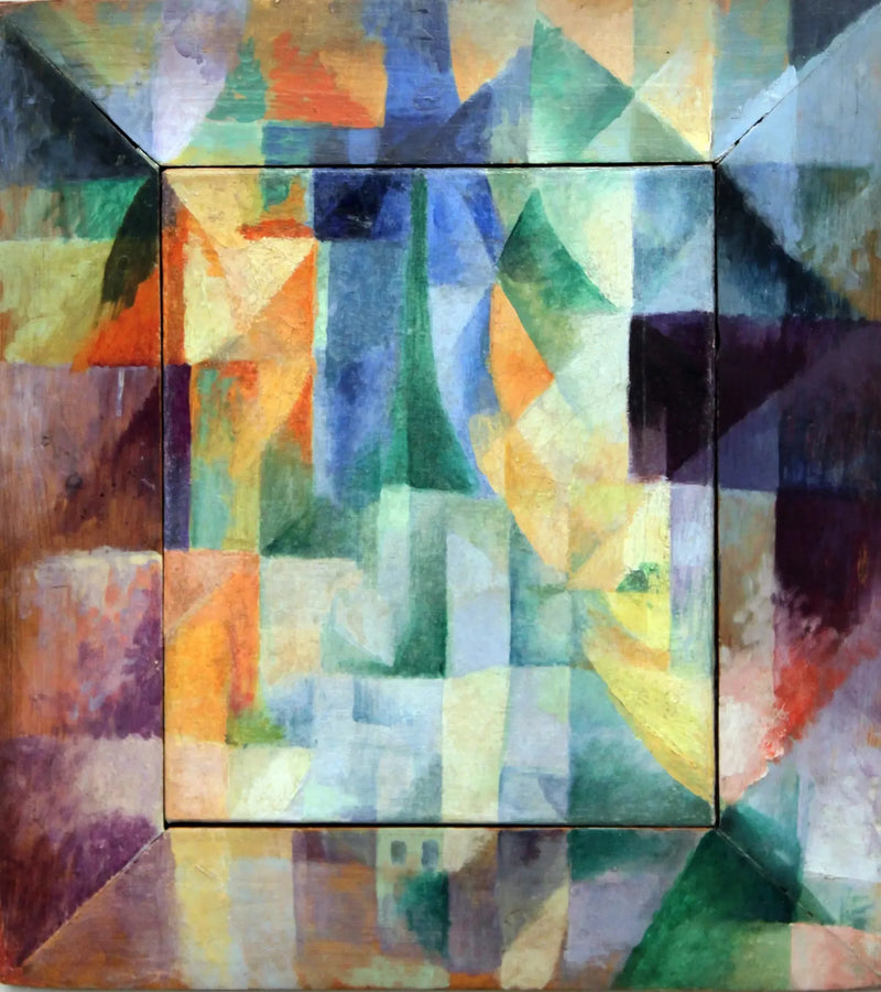 De samtidige vinduer over byen. 1. del, 2. mønster, 1. replik - Robert Delaunay