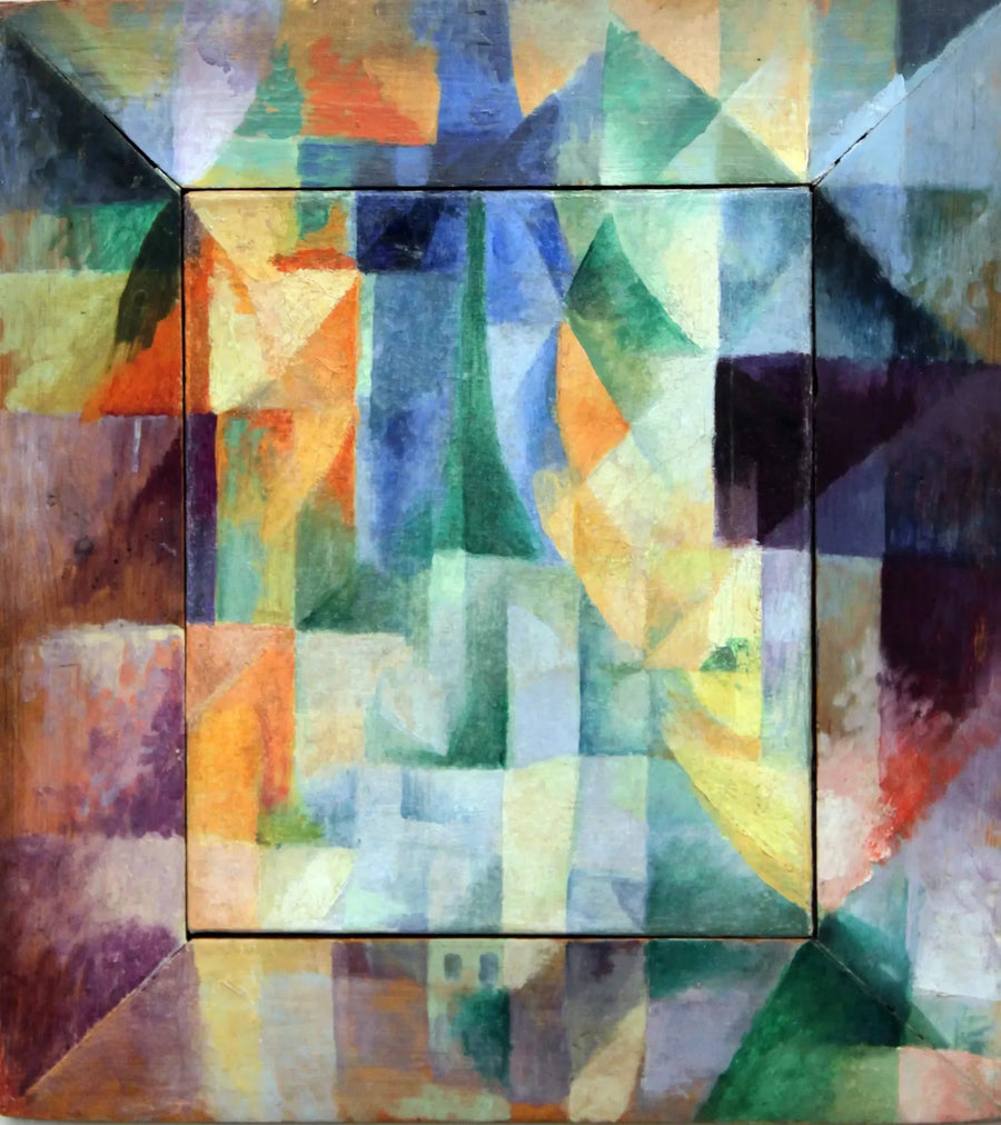 De samtidige vinduer over byen. 1. del, 2. mønster, 1. replik - Robert Delaunay