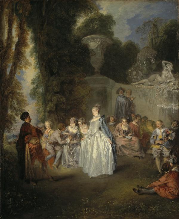 Les Fêtes vénitiennes - Antoine Watteau - Alpha Reproduction