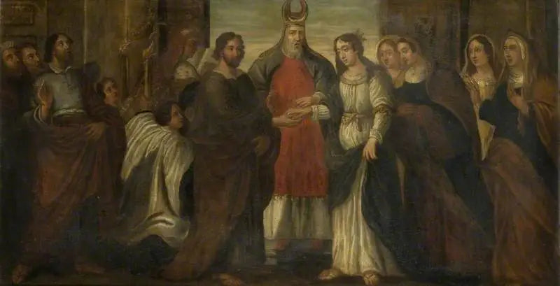Marie og Josafs forlovelse - Peter Paul Rubens