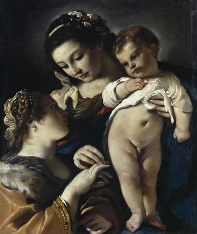 Sankt Katharinas forlovelse af Alexandria - Guercino