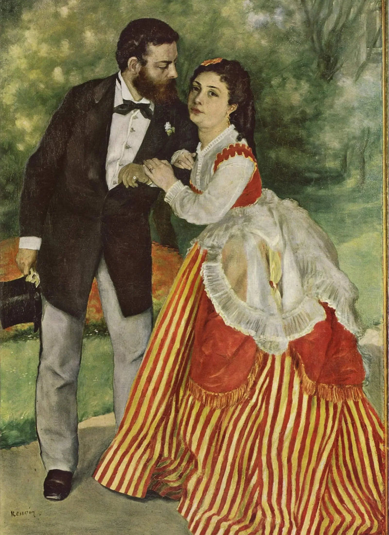 Forlovede - Husstanden Sisley - Pierre-Auguste Renoir