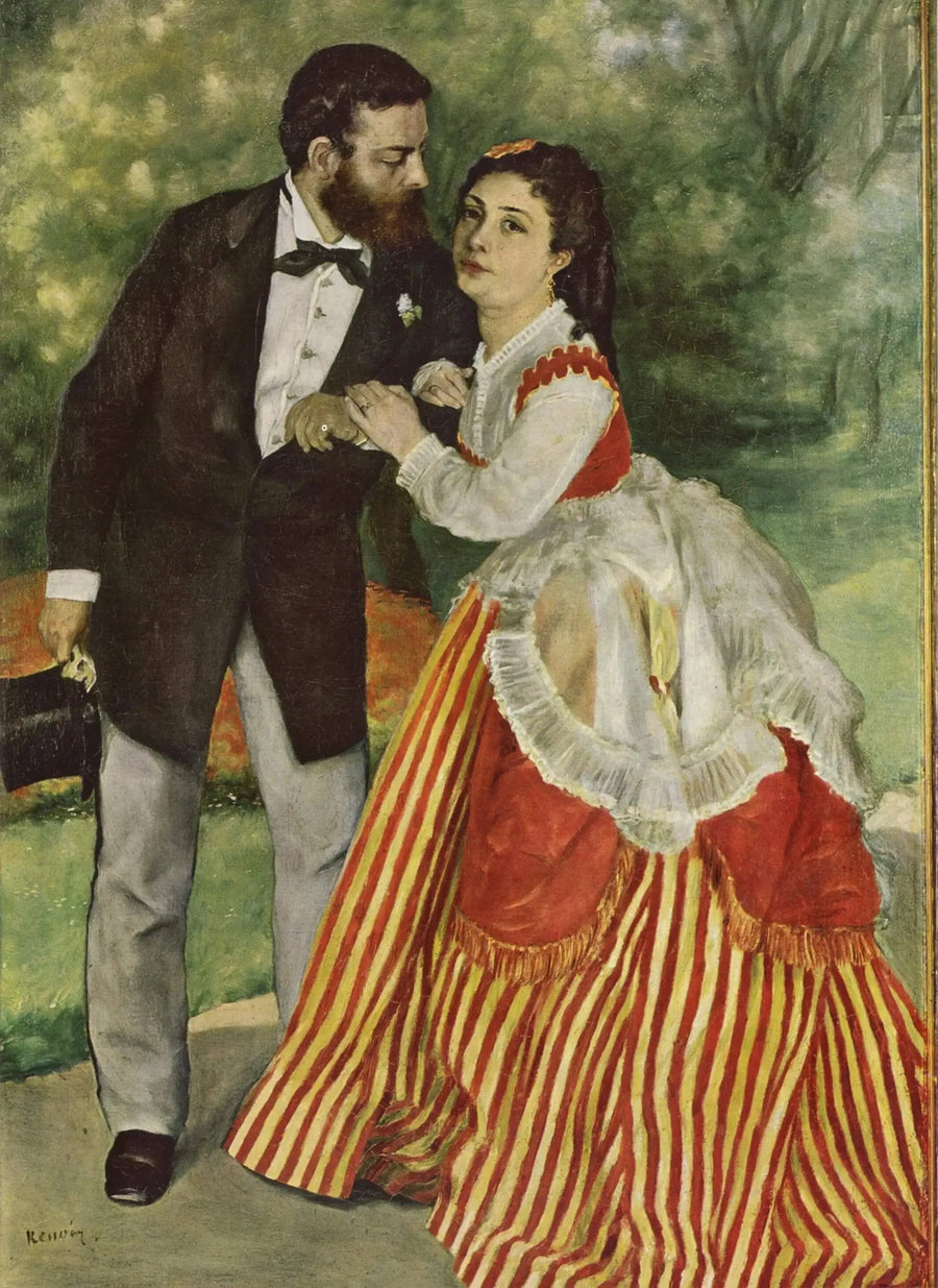 Forlovede - Husstanden Sisley - Pierre-Auguste Renoir