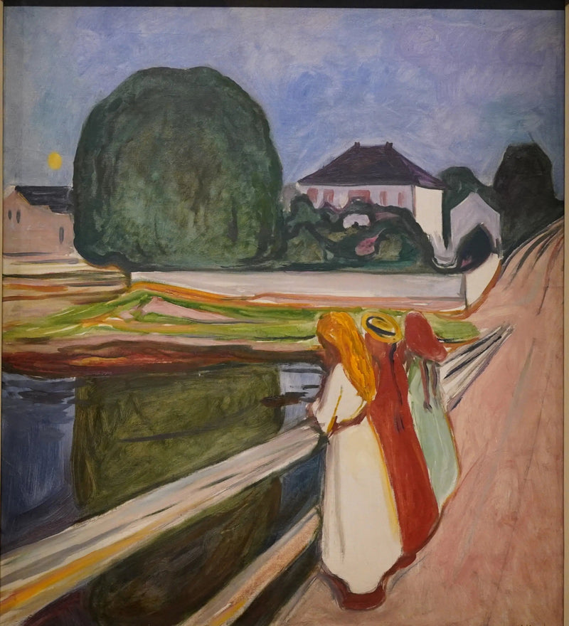 Pigerne på broen - Edvard Munch