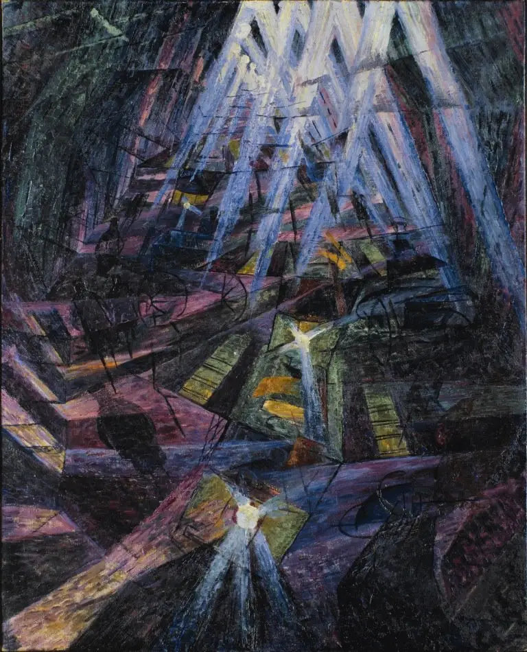 Kraften af en gade - Umberto Boccioni