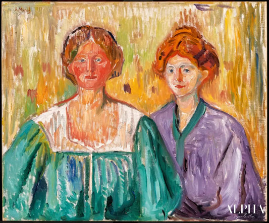 Les frères et sœurs Meisner - Edvard Munch - Reproductions de tableaux et peintures haut de gamme