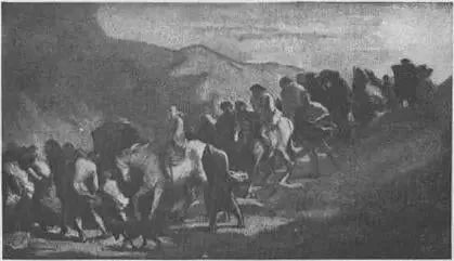 Flugtningene - Honoré Daumier