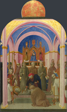 Saint Franciscus' begravelse - Stefano di Giovanni (Sassetta)