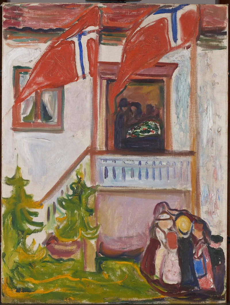 Begravelsen - Edvard Munch