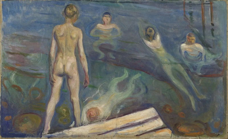 Drengene, der bader - Edvard Munch