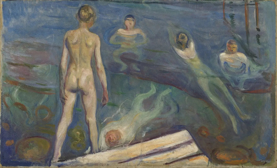 Drengene, der bader - Edvard Munch