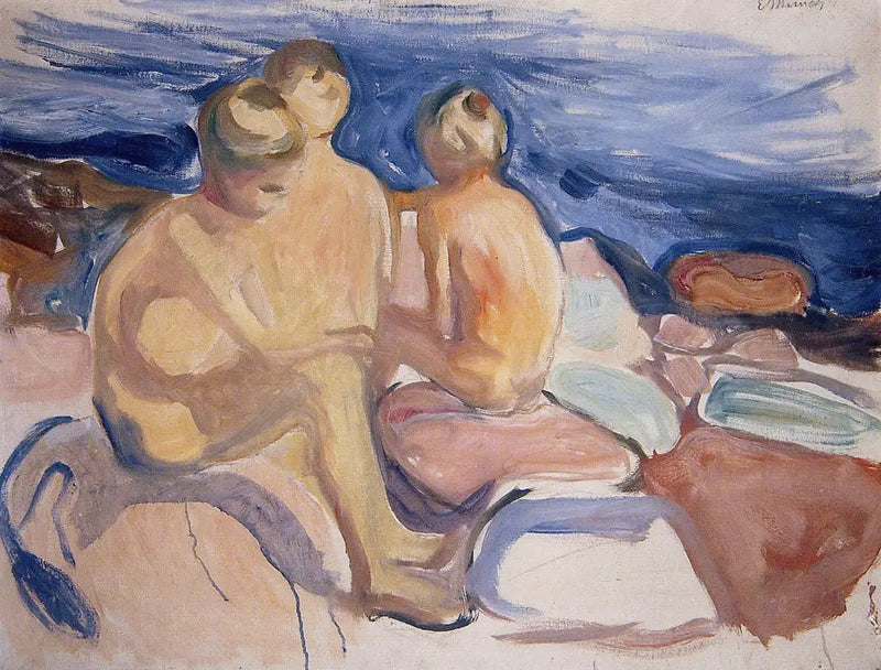 Drengene, der bader - Edvard Munch