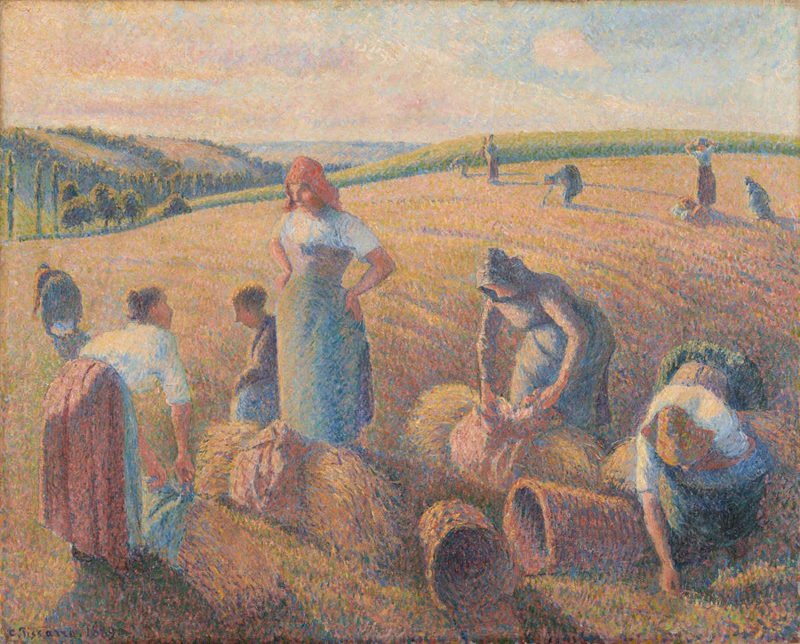 De høstende - Camille Pissarro