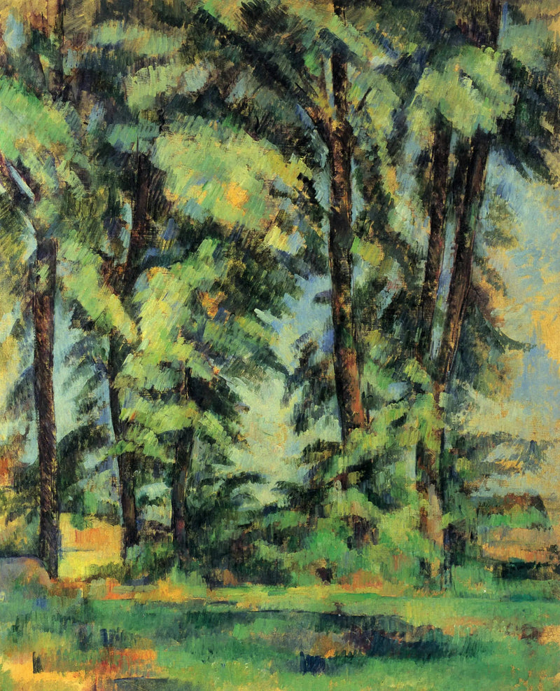 De Store Træer ved Jas de Bouffan - Paul Cézanne