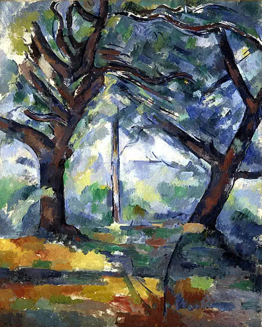 De Store Træer - Paul Cézanne