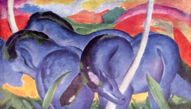 De Store Blå Heste - Franz Marc