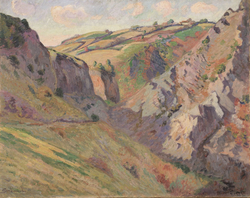 Grottene i Prunal nær Pontgibaud (Auvergne) - Armand Guillaumin